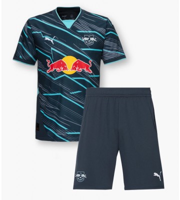 RB Leipzig Xavi Simons #10 Tredjetrøje Børn 2024-25 Kortærmet (+ Korte bukser)